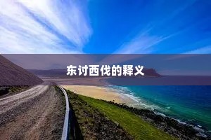 东讨西伐的释义