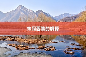 东闯西踱的解释