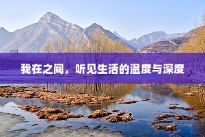 我在之间，听见生活的温度与深度