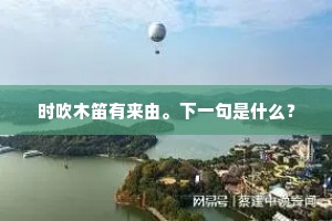 时吹木笛有来由。下一句是什么？