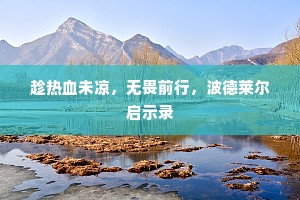 趁热血未凉，无畏前行，波德莱尔启示录