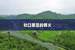 杜口裹足的释义
