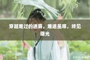 穿越难过的迷雾，难途虽艰，终见曙光