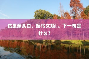贫累亲头白，娇怜女颊赪。下一句是什么？