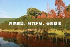 奇迹转角，努力不负，天赐良缘