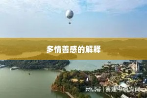 多情善感的解释