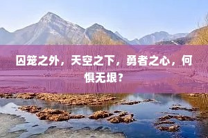囚笼之外，天空之下，勇者之心，何惧无垠？