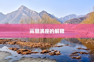 高朋满座的解释