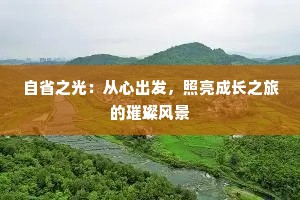 自省之光：从心出发，照亮成长之旅的璀璨风景