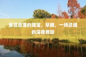 重拾遗落的瑰宝，早睡，一场灵魂的深夜救赎