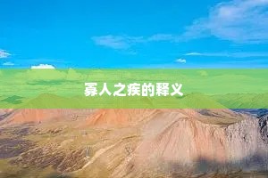 寡人之疾的释义
