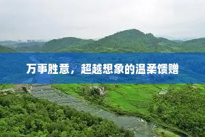 万事胜意，超越想象的温柔馈赠