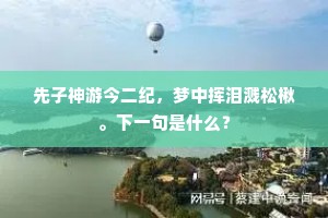先子神游今二纪，梦中挥泪溅松楸。下一句是什么？