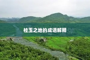 桂玉之地的成语解释