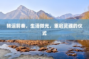 转运前奏，生活微光，重启灵魂的仪式