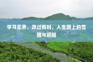 学习无界，改过有时，人生路上的觉醒与超越