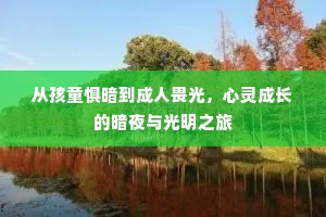 从孩童惧暗到成人畏光，心灵成长的暗夜与光明之旅