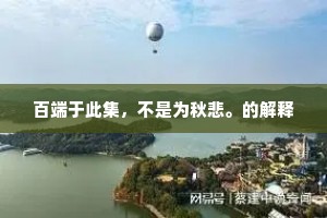 百端于此集，不是为秋悲。的解释