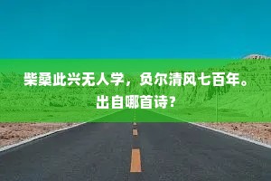 柴桑此兴无人学，负尔清风七百年。出自哪首诗？