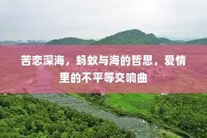 苦恋深海，蚂蚁与海的哲思，爱情里的不平等交响曲