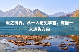 爱之镜界，从一人窥见宇宙，或因一人迷失方向