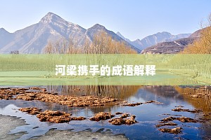 河梁携手的成语解释