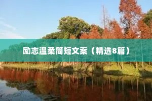 励志温柔简短文案（精选8篇）