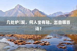 几处炉爣炭，何人坐有毡。出自哪首诗？