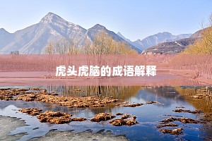虎头虎脑的成语解释