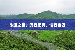 命运之鞭，勇者无畏，懦者自囚