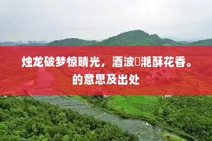 烛龙破梦惊晴光，酒波煖滟酥花香。的意思及出处