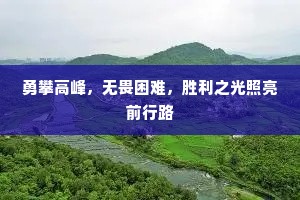 勇攀高峰，无畏困难，胜利之光照亮前行路