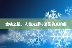 金钱之镜，人性光辉与暗影的交响曲