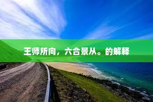 王师所向，六合景从。的解释