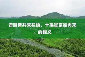 昔游曾共朱栏语，十换星霜始再来。的释义