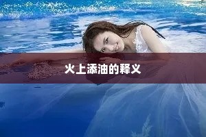 火上添油的释义