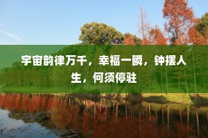 宇宙韵律万千，幸福一瞬，钟摆人生，何须停驻