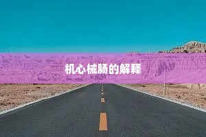 机心械肠的解释