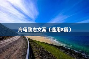 海龟励志文案（通用8篇）