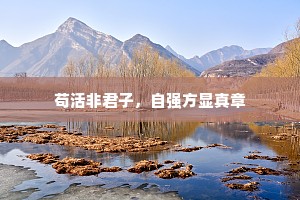 苟活非君子，自强方显真章