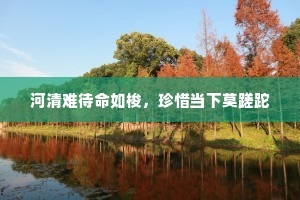 河清难待命如梭，珍惜当下莫蹉跎