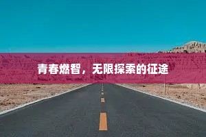 青春燃智，无限探索的征途