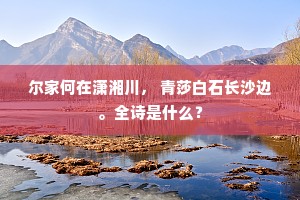 尔家何在潇湘川， 青莎白石长沙边。全诗是什么？