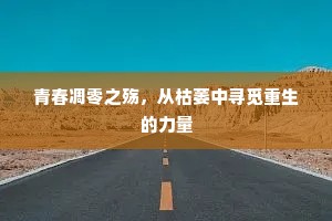 青春凋零之殇，从枯萎中寻觅重生的力量