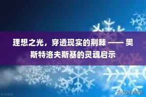 理想之光，穿透现实的荆棘 —— 奥斯特洛夫斯基的灵魂启示