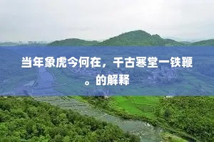 当年象虎今何在，千古寒堂一铁鞭。的解释