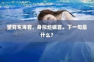 望穷东海若，身拟烂银宫。下一句是什么？