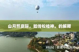 山月照庭际，如传松桂神。的解释