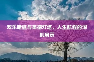 欢乐暗礁与美德灯塔，人生航程的深刻启示