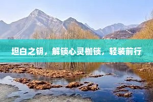 坦白之钥，解锁心灵枷锁，轻装前行